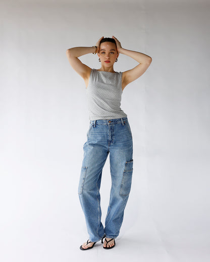 PISTOLA SONNY HIGH RISE BARREL JEAN X COASTAL FADE