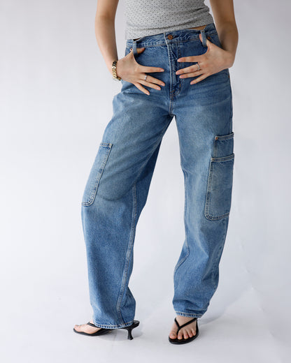 PISTOLA SONNY HIGH RISE BARREL JEAN X COASTAL FADE