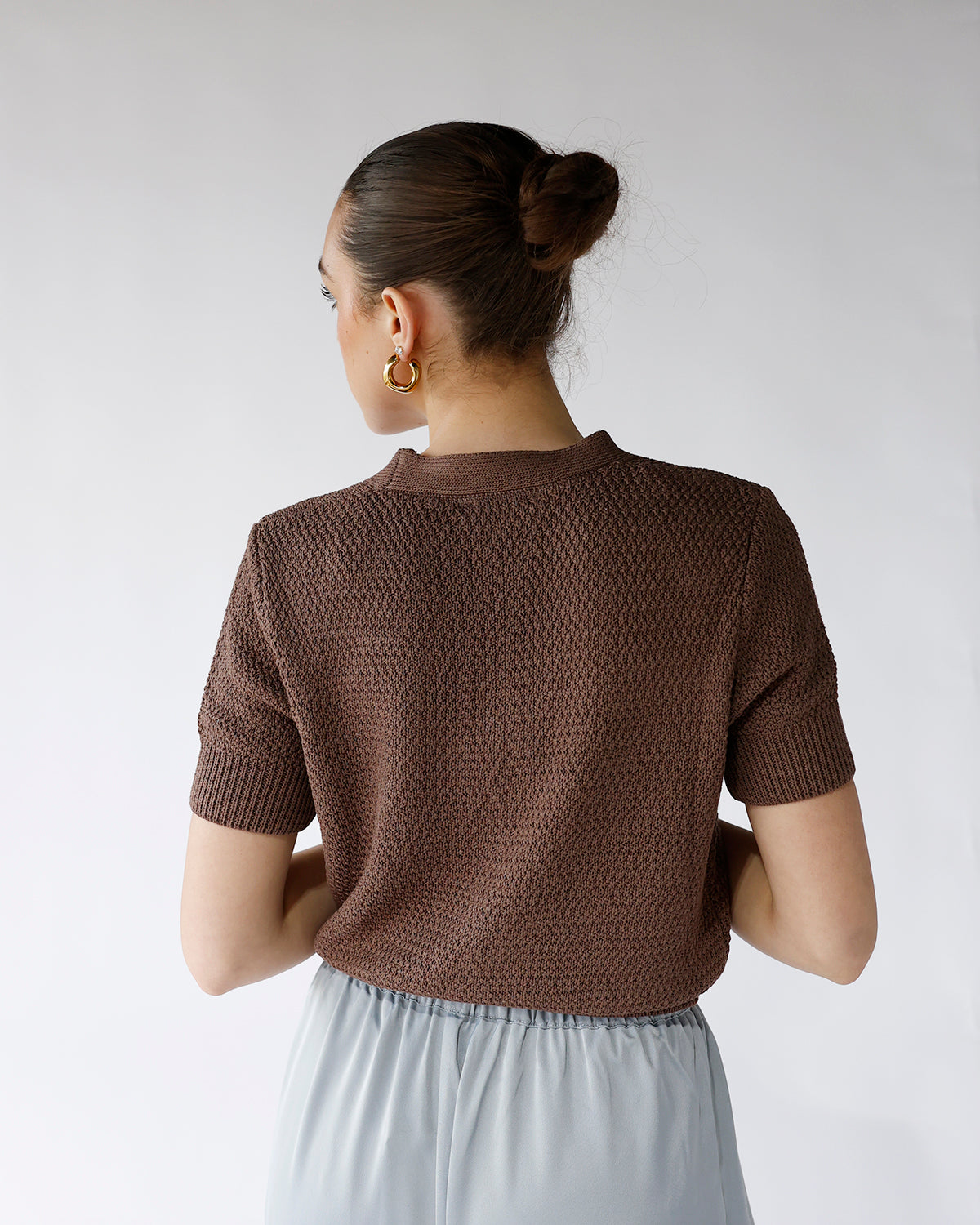 GOLDEN TIDE KNIT TOP