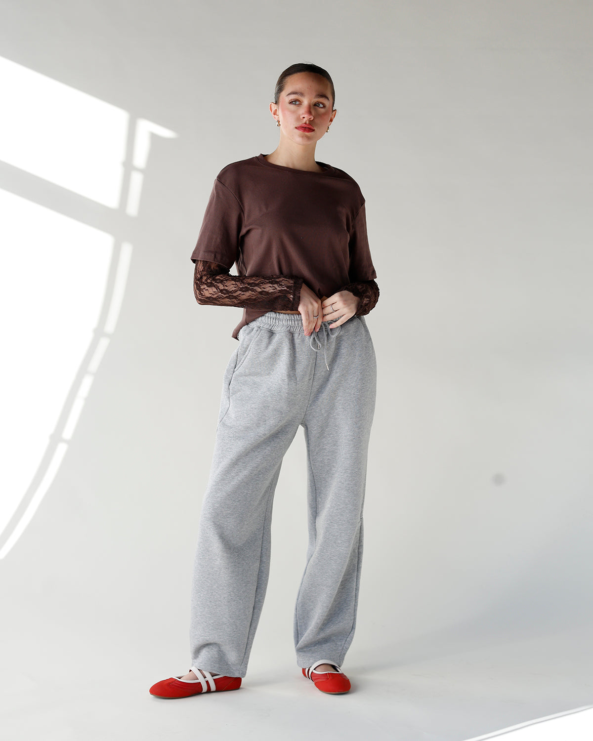 LACE ABOUT IT TEE X BROWN