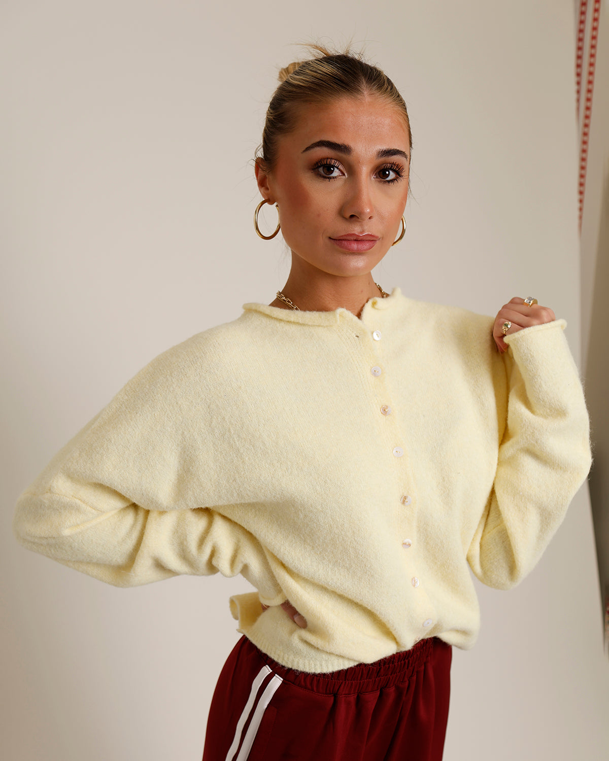 THE CULT CARDI X YELLOW