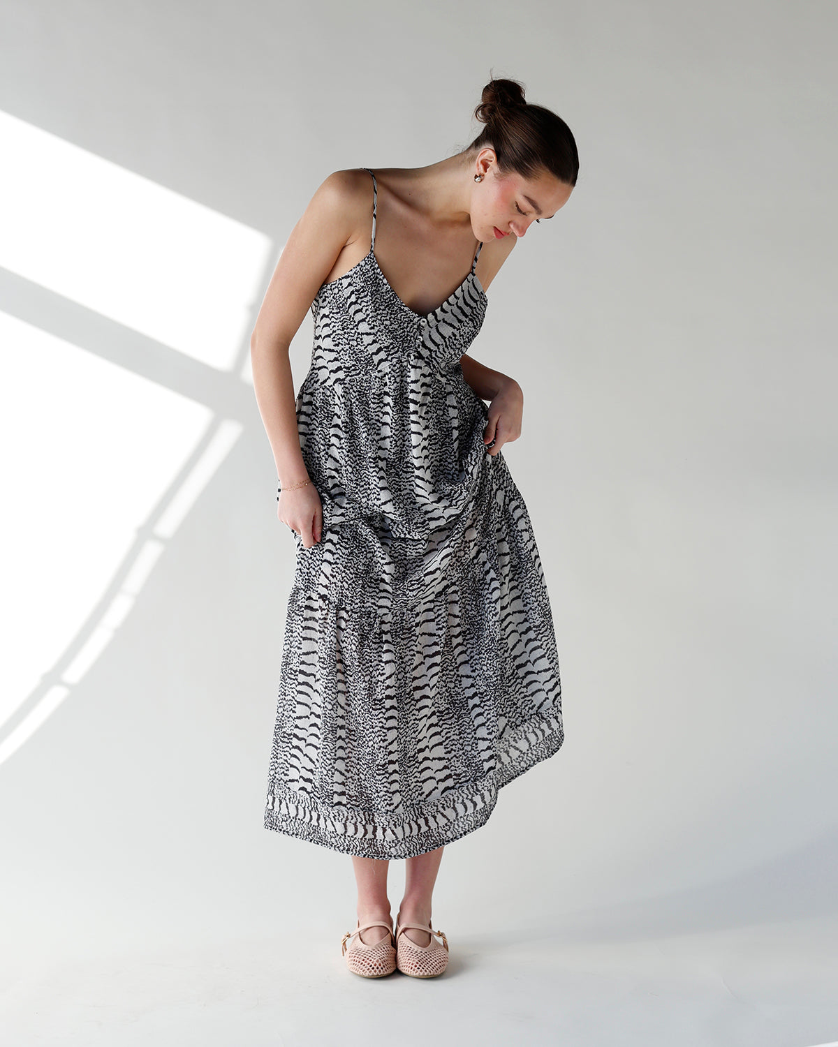 IT GIRL MESH BALLET FLAT X POWDER PINK