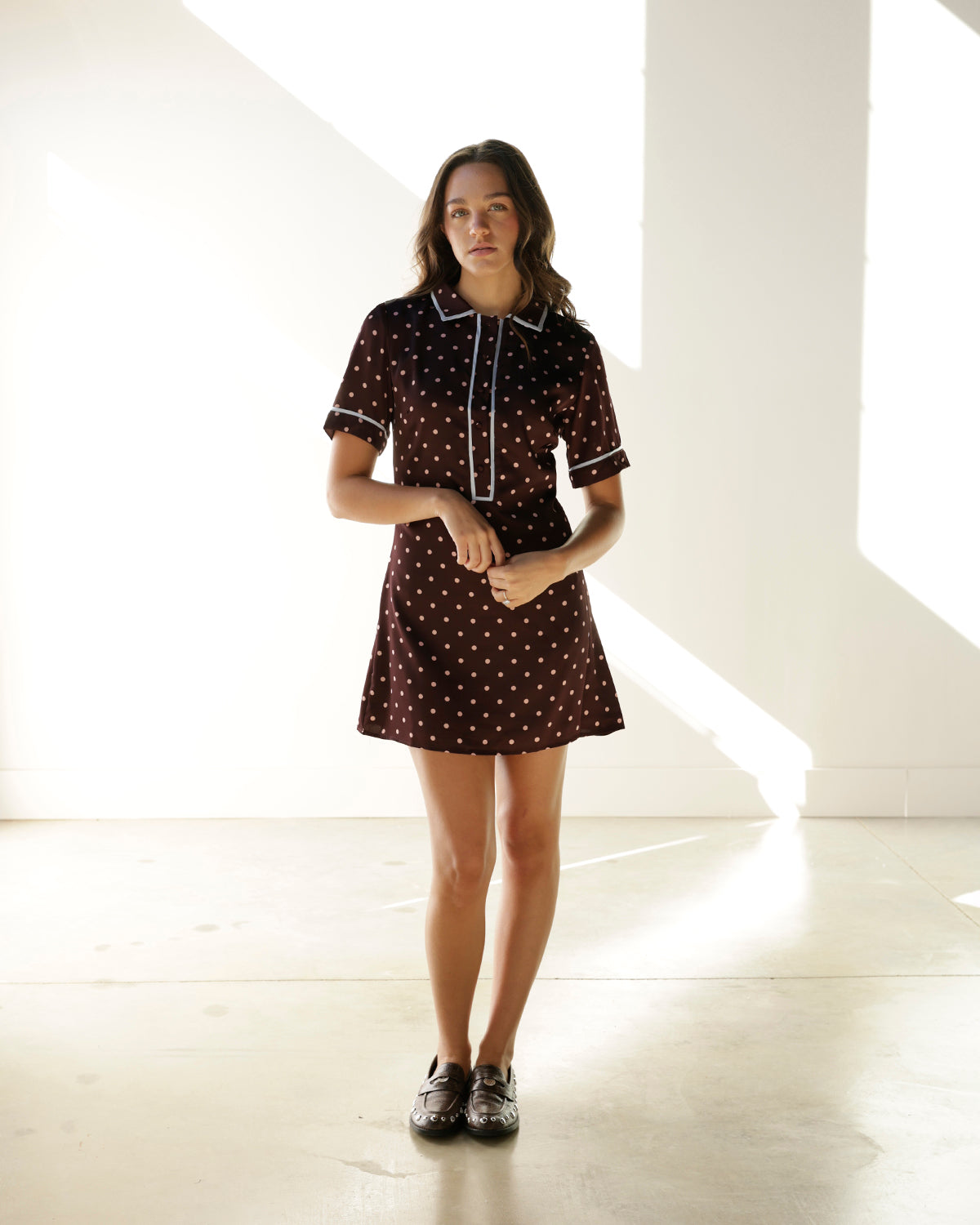 ROO POLKA DOT MINI DRESS