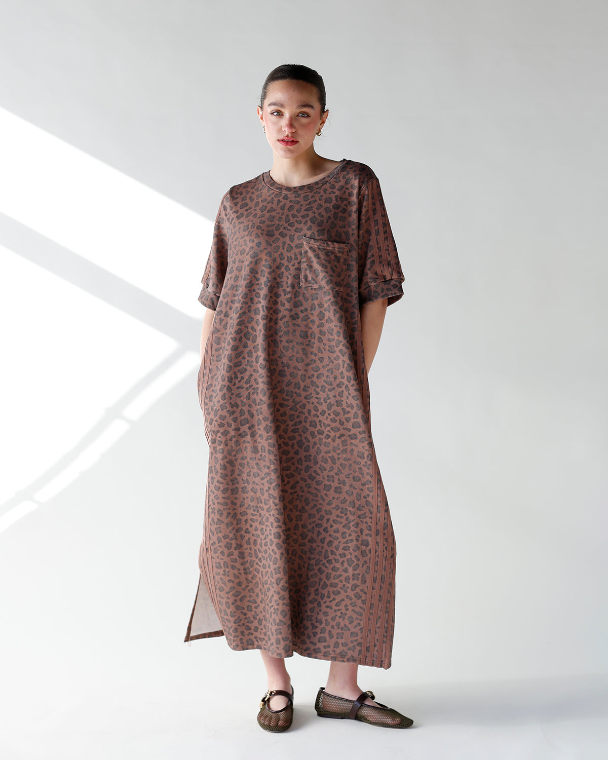 HIP WILD THING LEOPARD TRACK DRESS