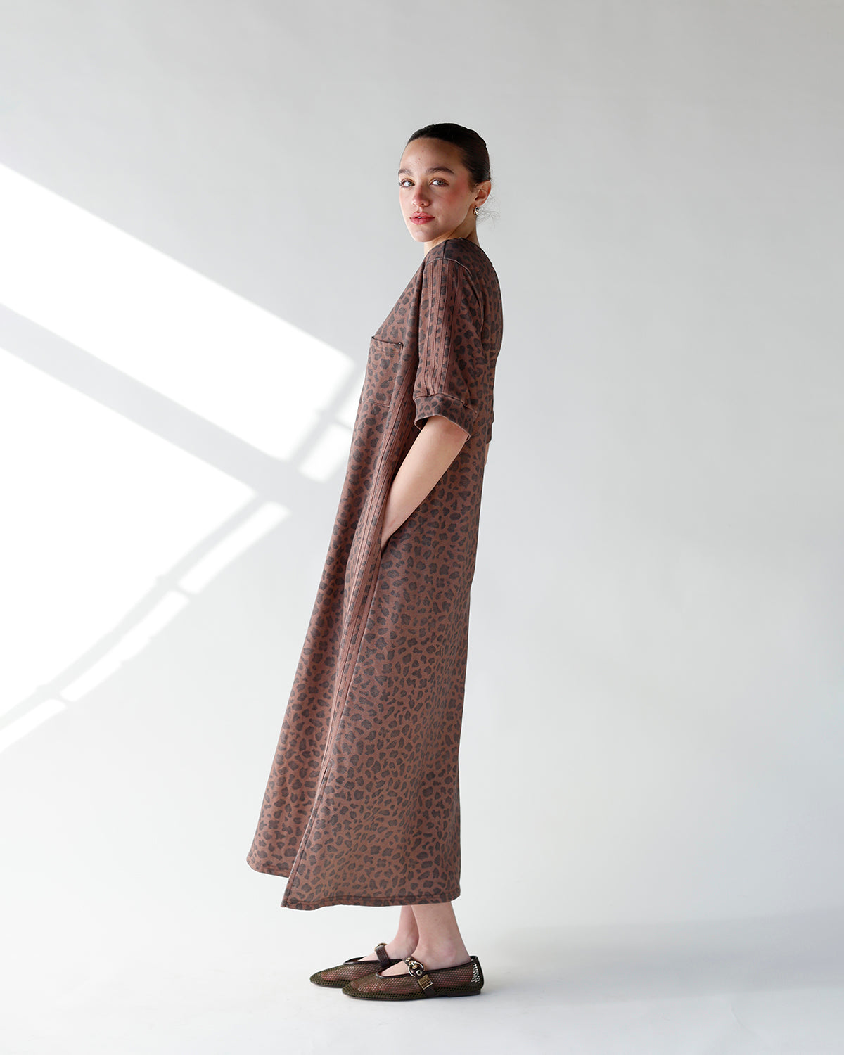 HIP WILD THING LEOPARD TRACK DRESS