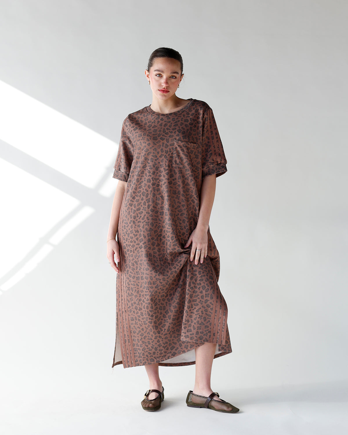 HIP WILD THING Leopard Track Dress