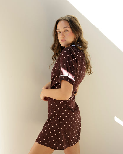 ROO POLKA DOT MINI DRESS