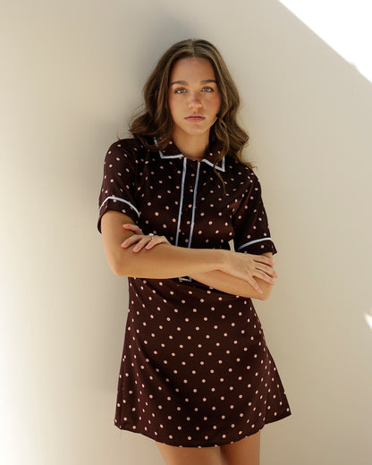 ROO POLKA DOT MINI DRESS