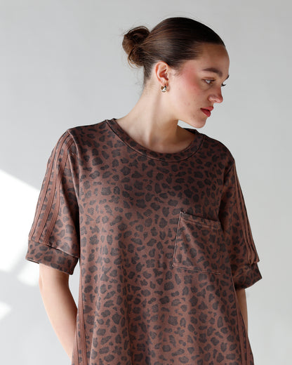 HIP WILD THING LEOPARD TRACK DRESS