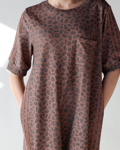 HIP WILD THING LEOPARD TRACK DRESS