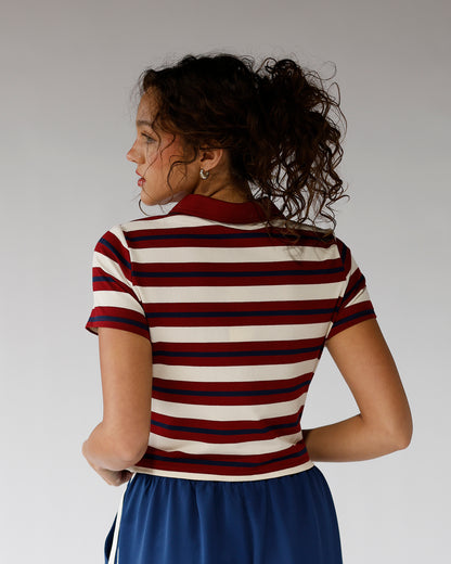 RORY CROPPED RUGBY TEE