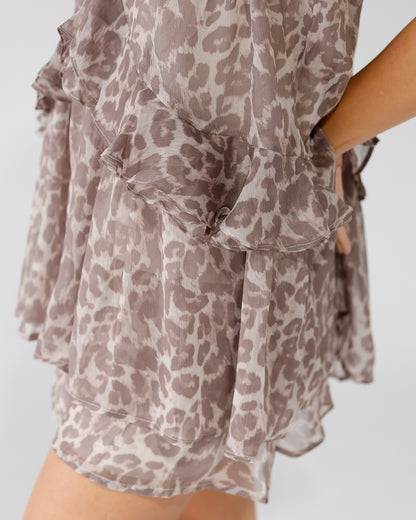 WILD THING RUFFLE ROMPER