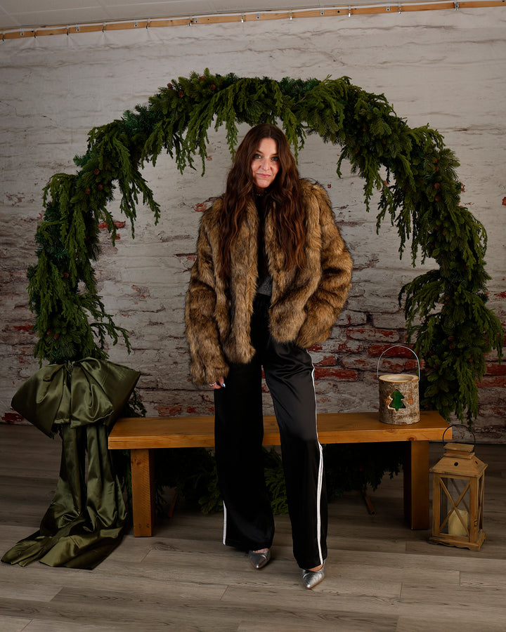 JENNIFER FAUX FUR COAT