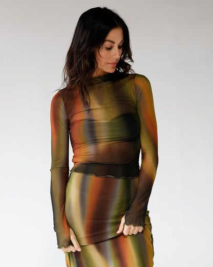 sheer top holiday sexy top nye outfit 