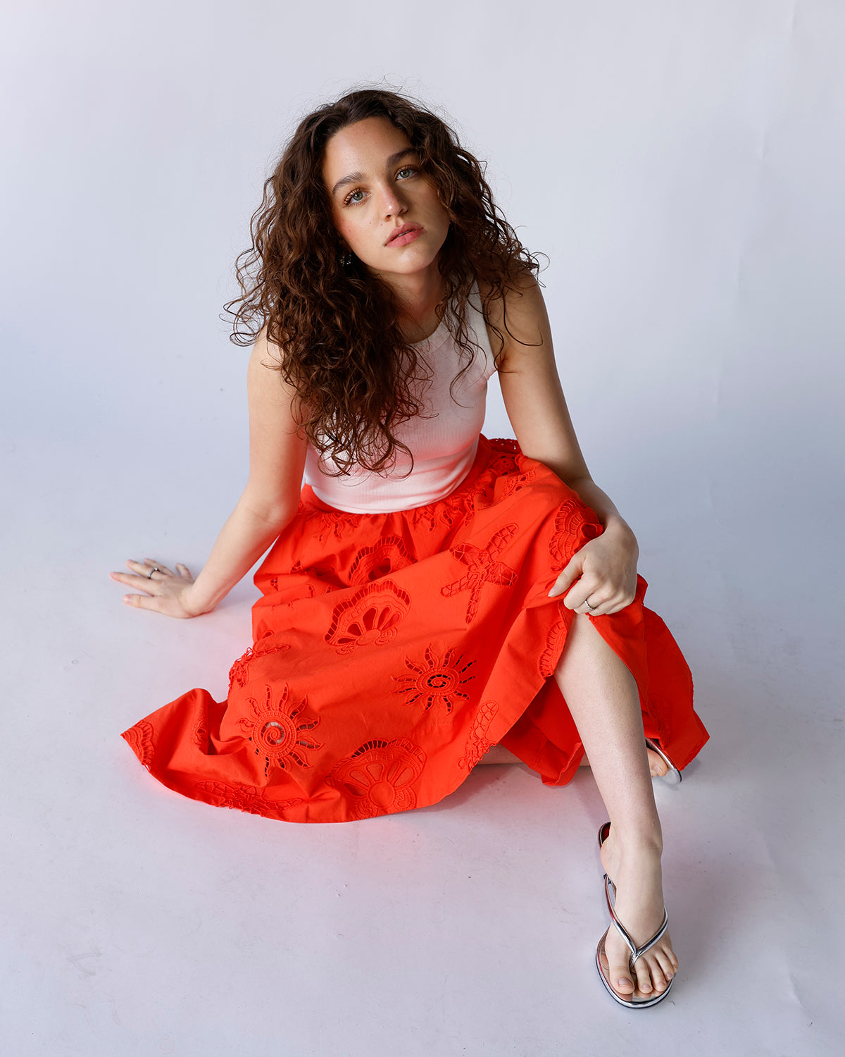 SHELL SEEKER MIDI SKIRT