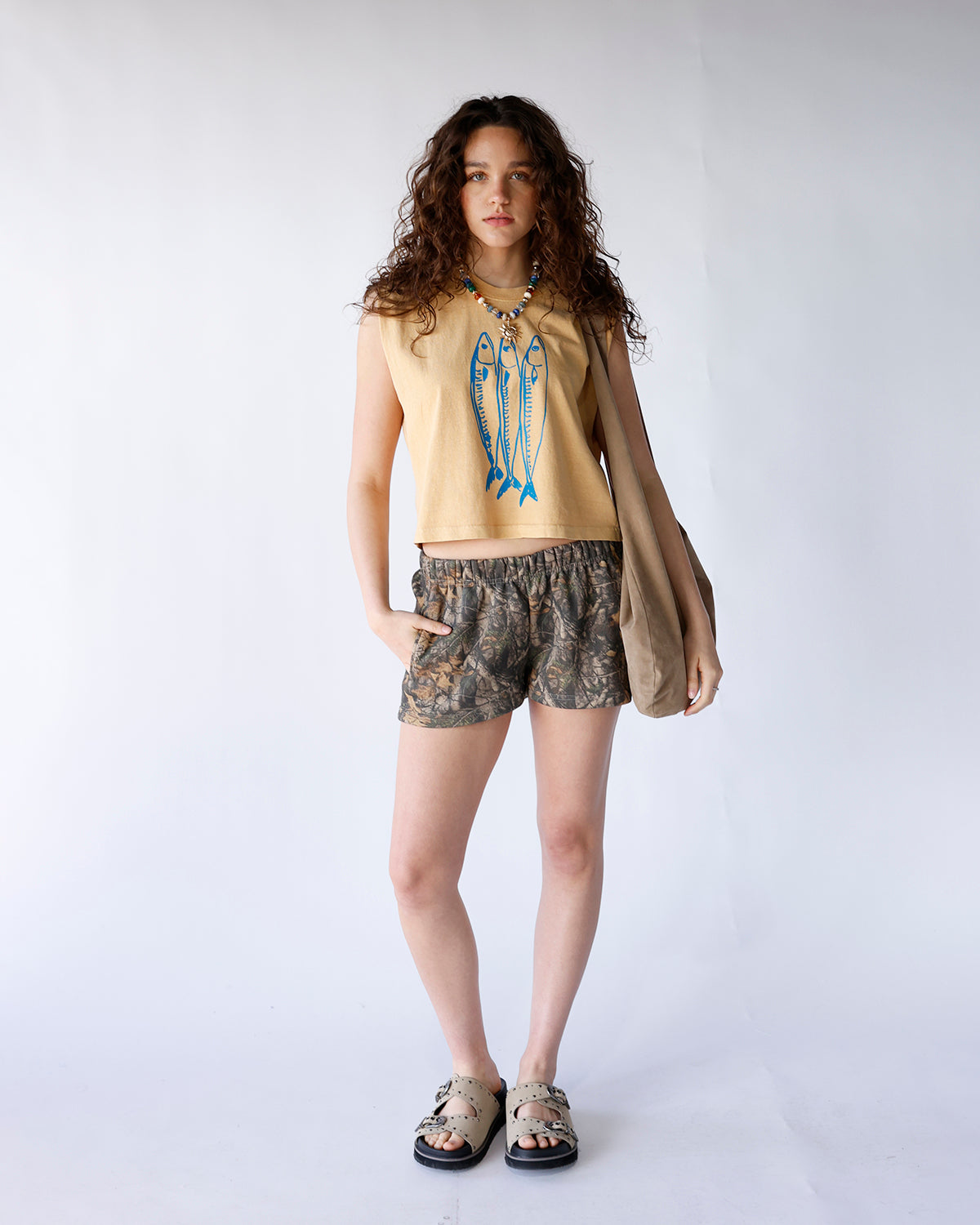 CAMO CLOUD SHORTS