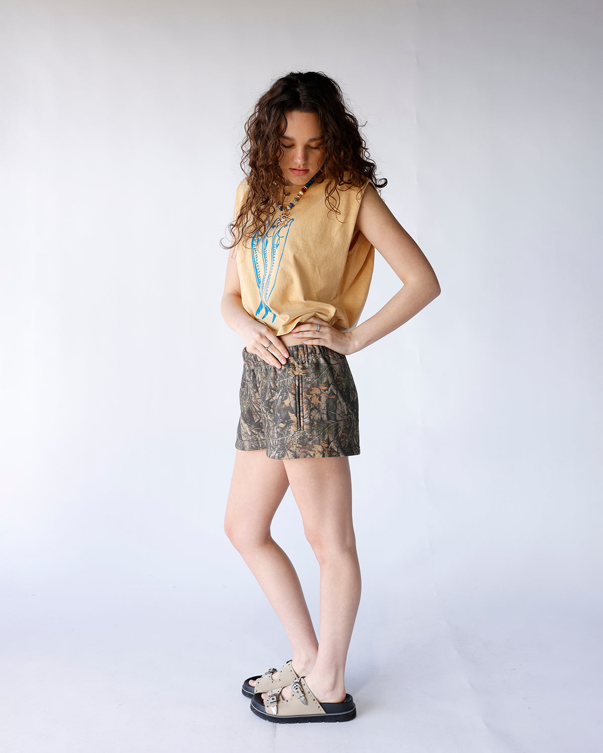 CAMO CLOUD SHORTS