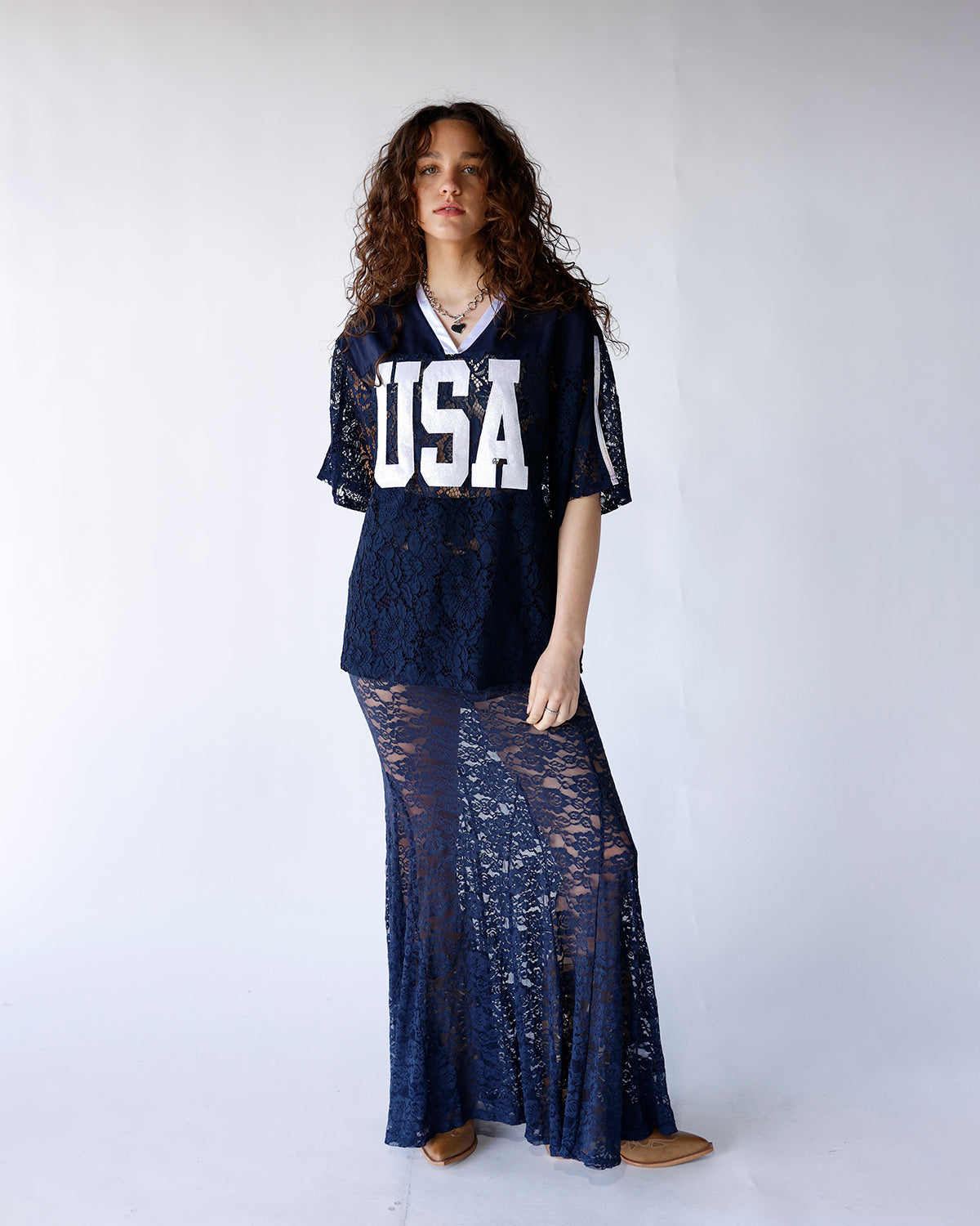 TWILIGHT LACE MAXI SKIRT