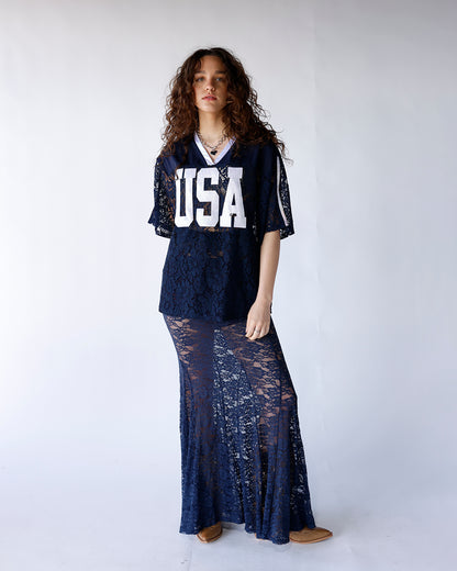 TWILIGHT LACE MAXI SKIRT