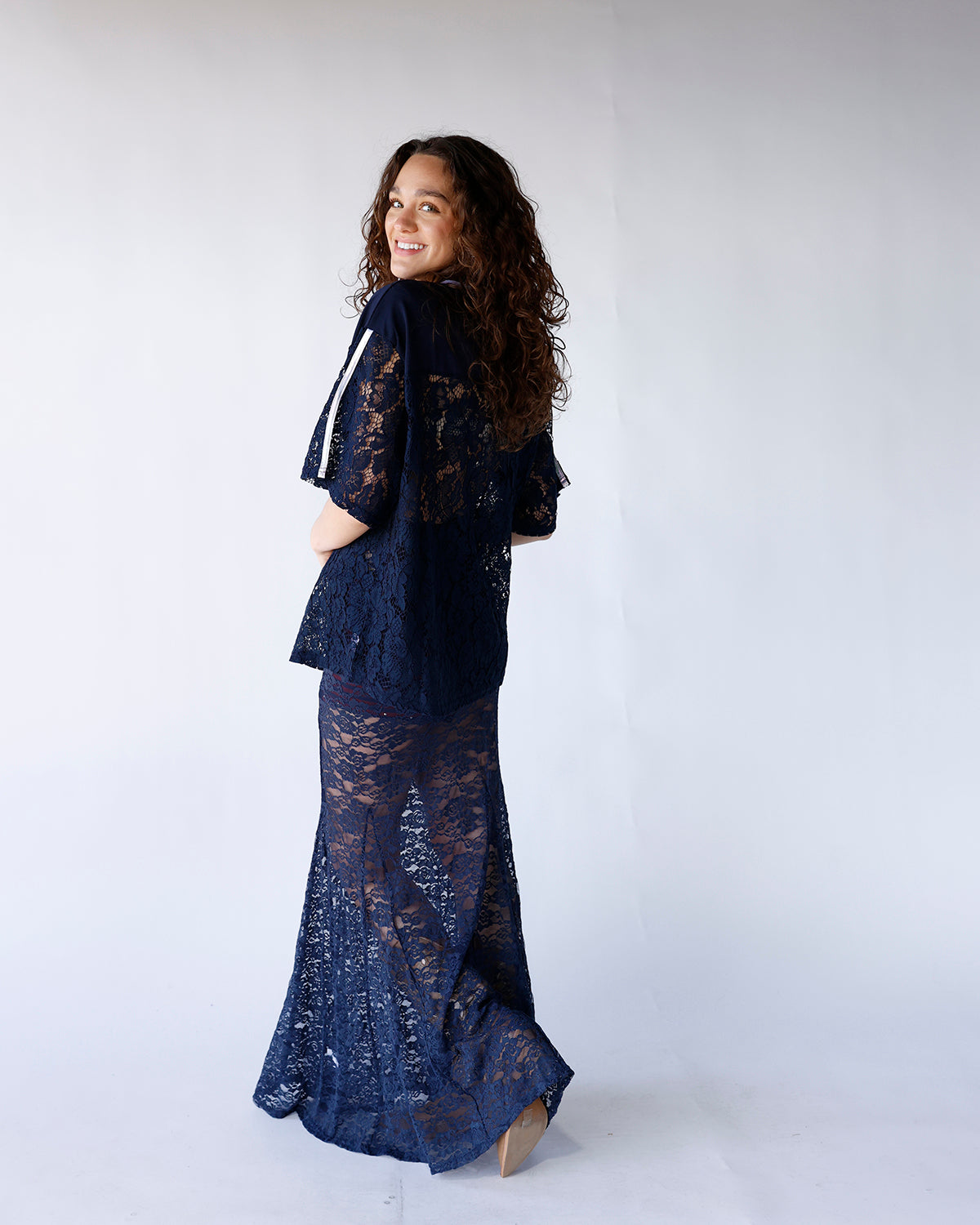 TWILIGHT LACE MAXI SKIRT
