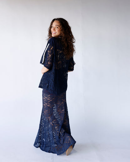 TWILIGHT LACE MAXI SKIRT