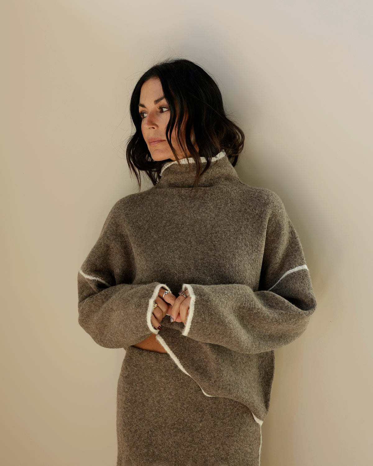 BRIENNE SWEATER X BROWN
