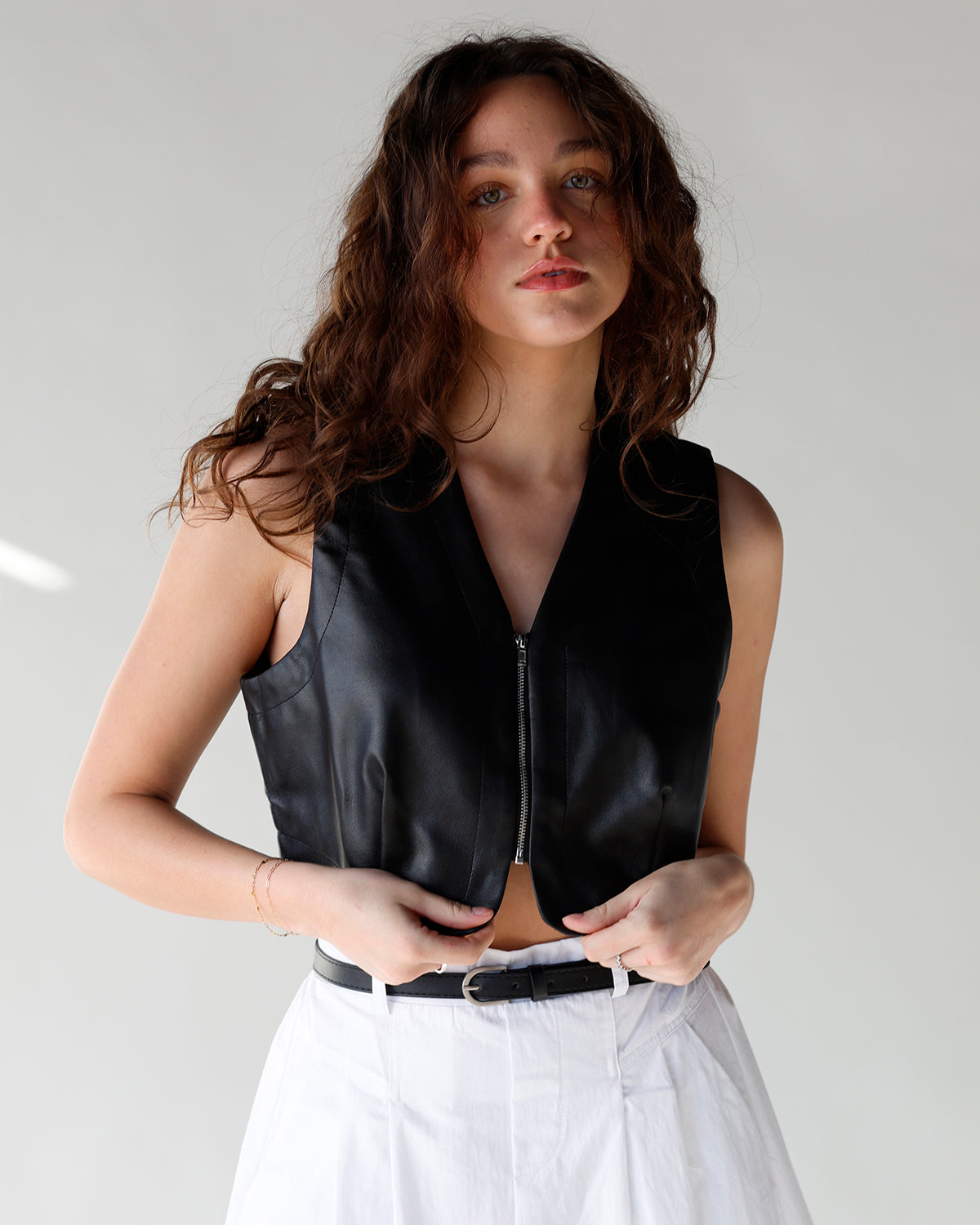 VROOM VROOM VEGAN LEATHER VEST