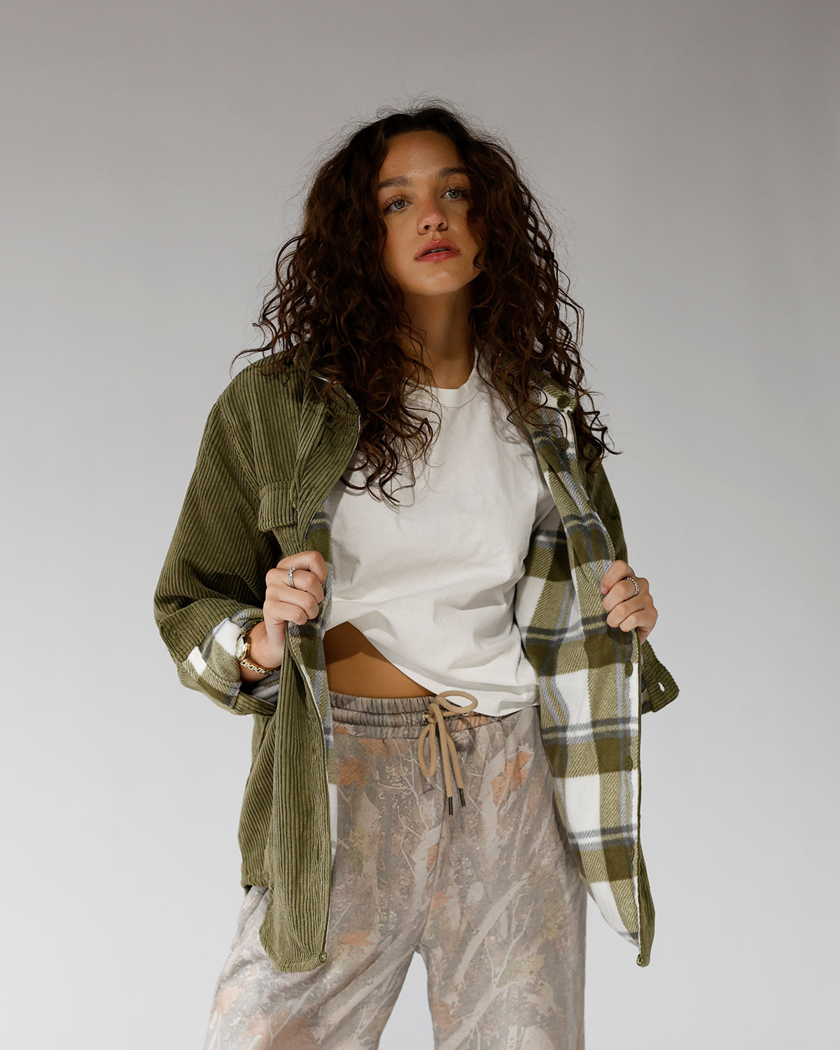 soft coat plaid corduroy jacket barn jacket cozy fall jacket 