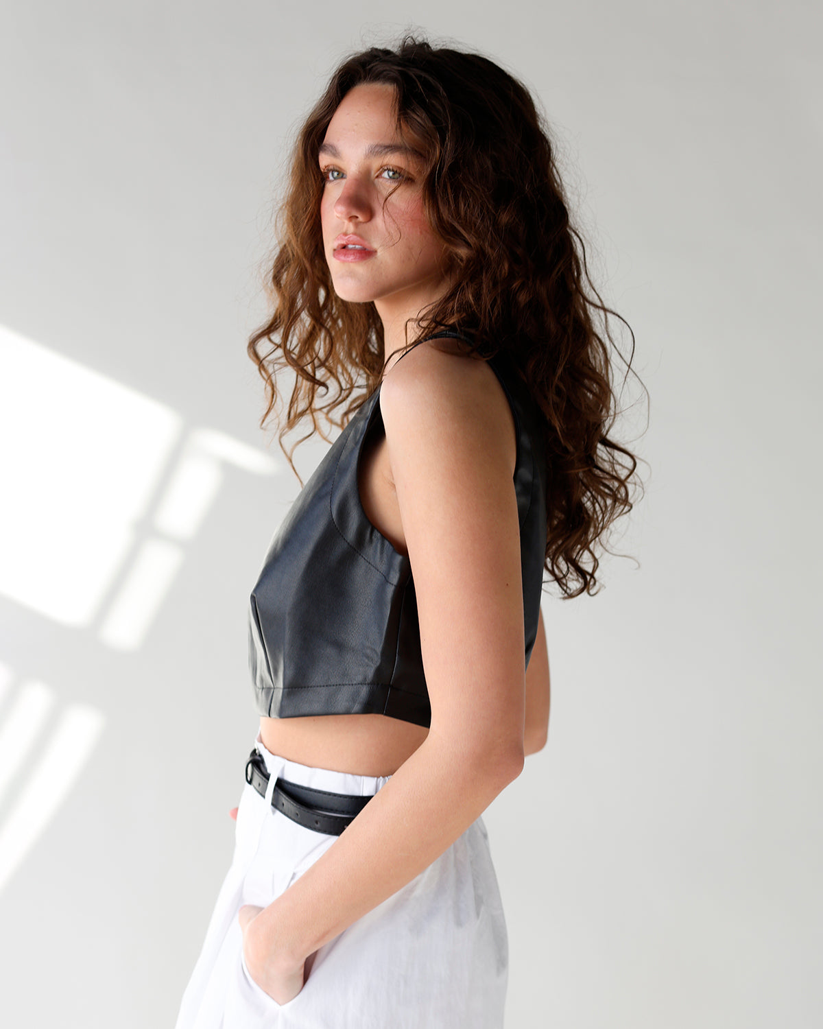 VROOM VROOM VEGAN LEATHER VEST