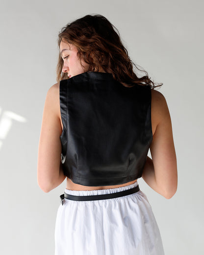 VROOM VROOM VEGAN LEATHER VEST