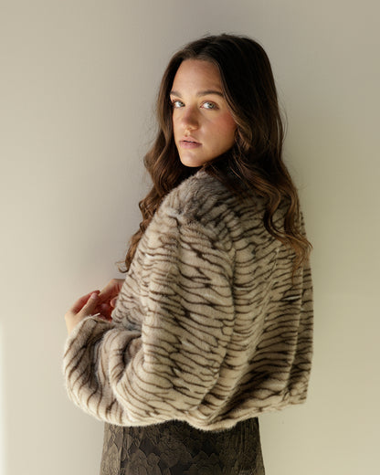 KEMPER TIGER FAUX FUR JACKET