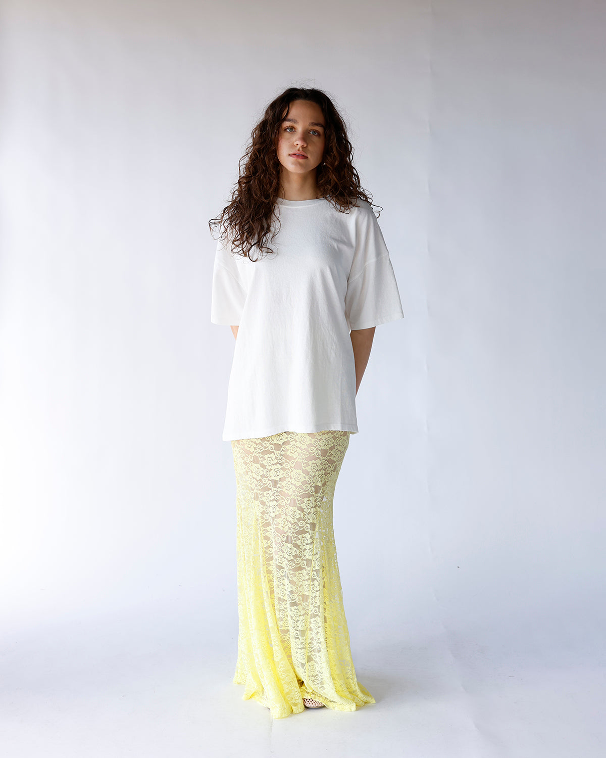 DAYBREAK LACE MAXI SKIRT