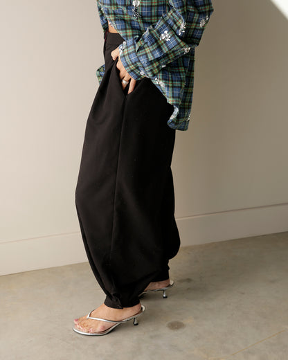 GIZELLE GLITTER BLACK DRESS PANTS