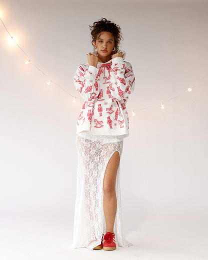 TINSEL + TOY SOLDIERS HOODIE