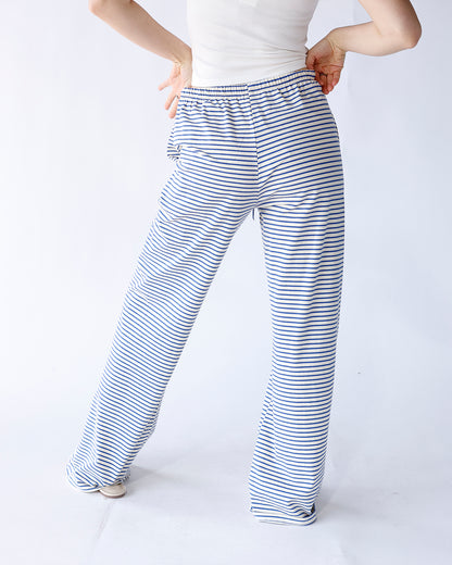 HARBOR STRIPED WIDE LEG PANTS