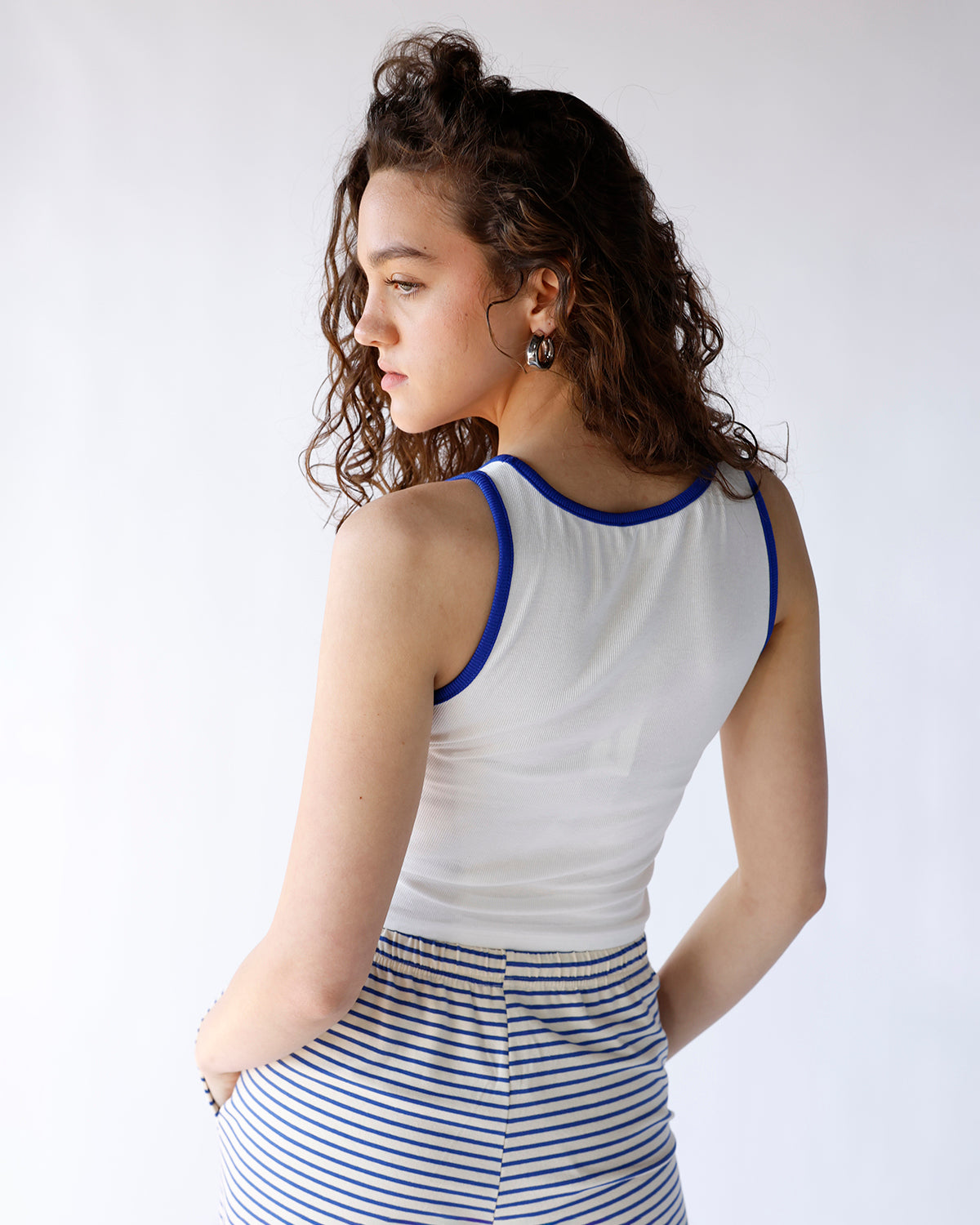 LIGHTHOUSE POINT RIBBED TANK TOP