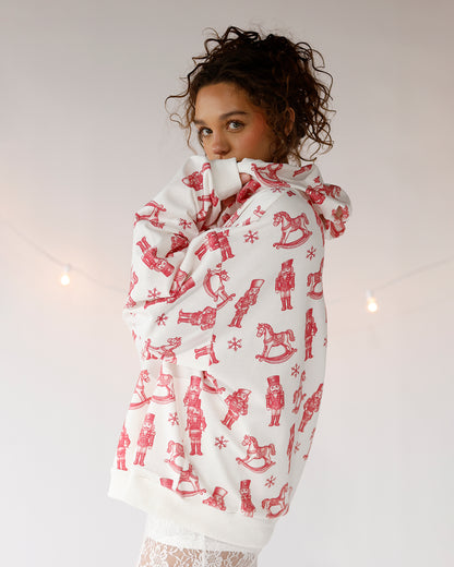 TINSEL + TOY SOLDIERS HOODIE