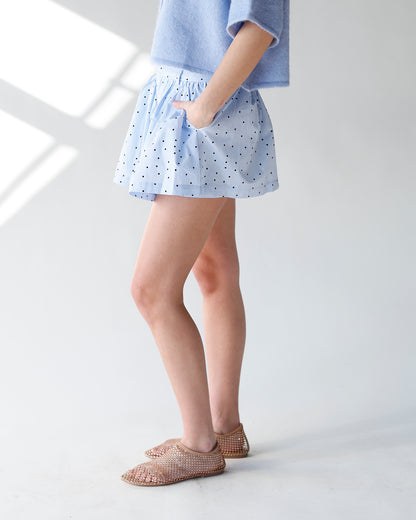 PERFECTLY POLKA SKORT