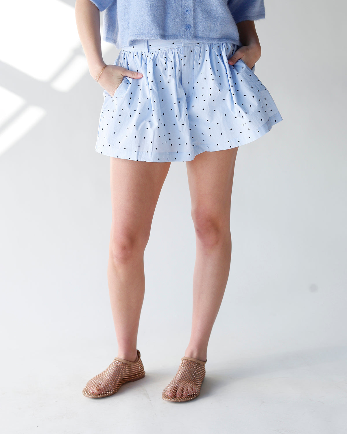 PERFECTLY POLKA SKORT