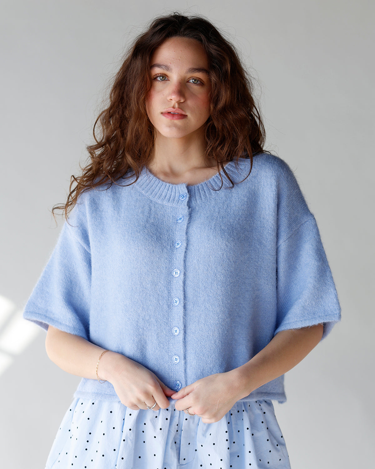 DAYDREAMIN' CARDI X LIGHT BLUE