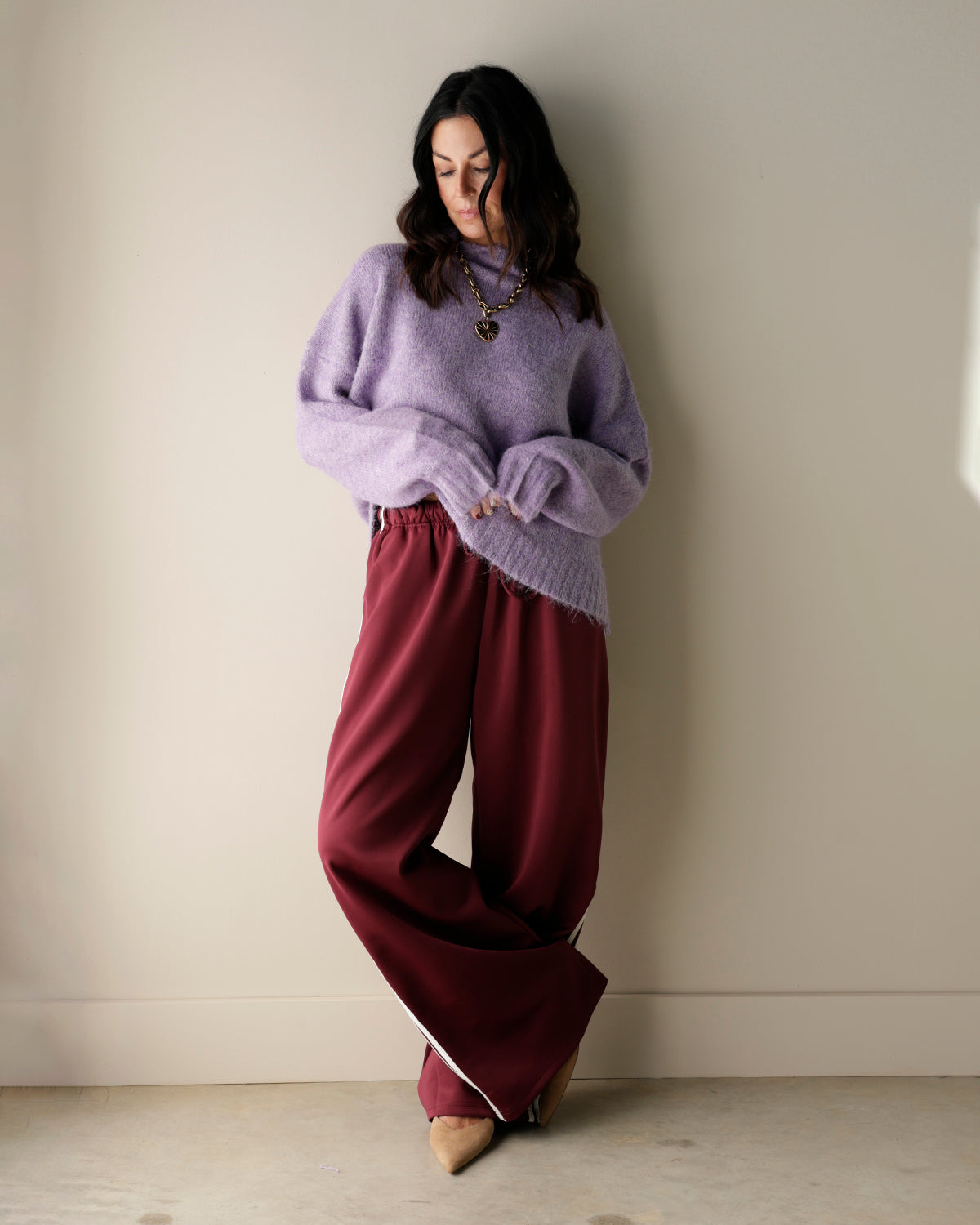 MELLIE LAVENDER SWEATER