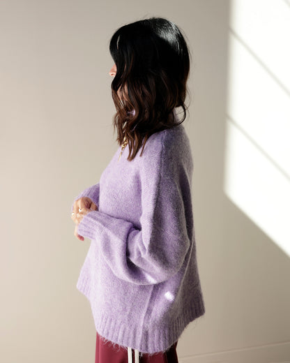 MELLIE LAVENDER SWEATER