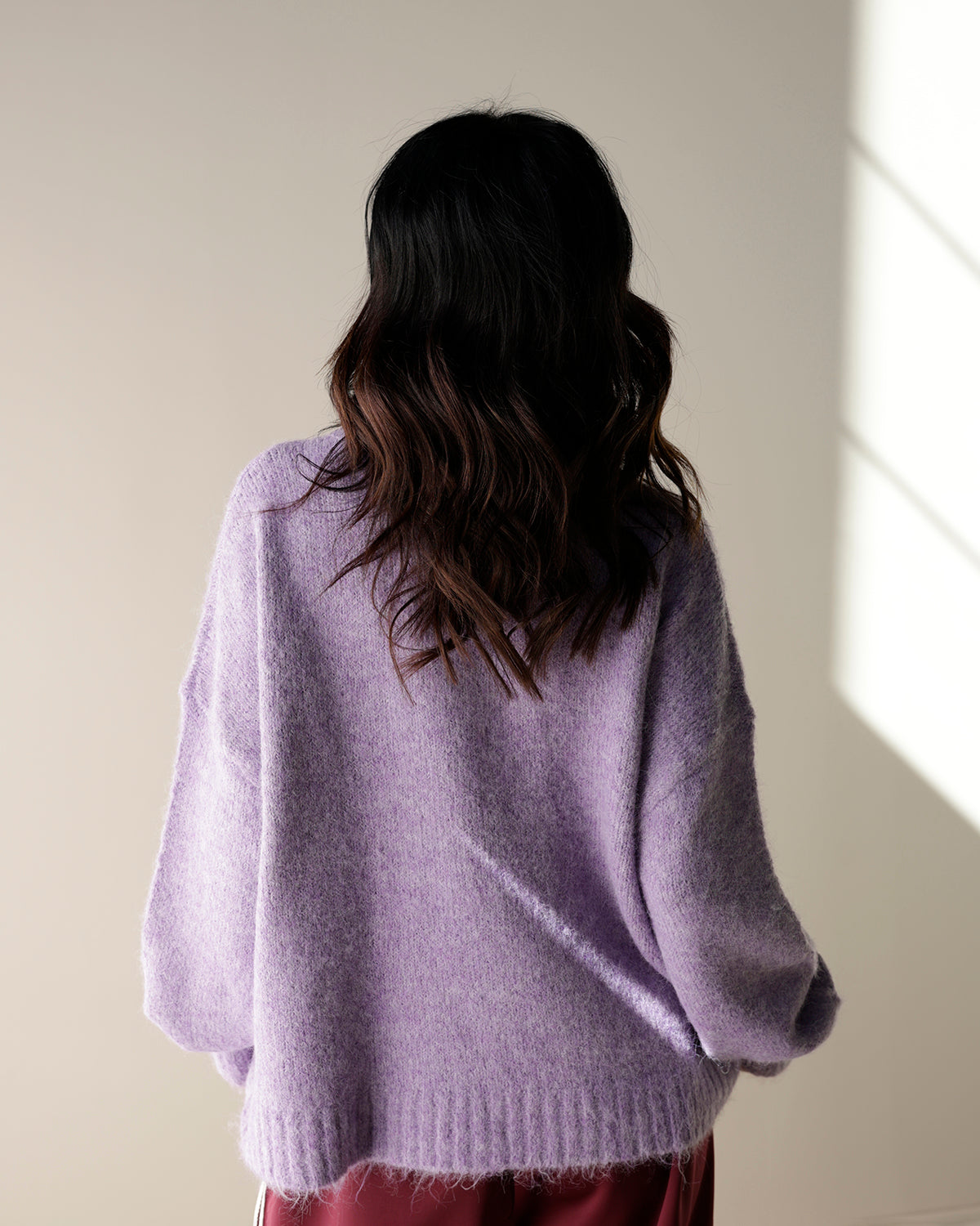 MELLIE LAVENDER SWEATER