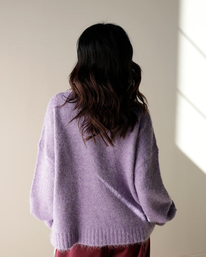 MELLIE LAVENDER SWEATER
