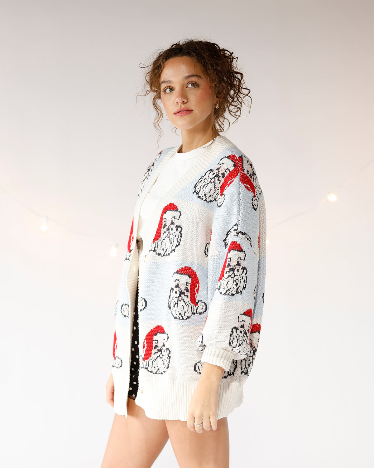 SANTA CLAUS COZY CARDI