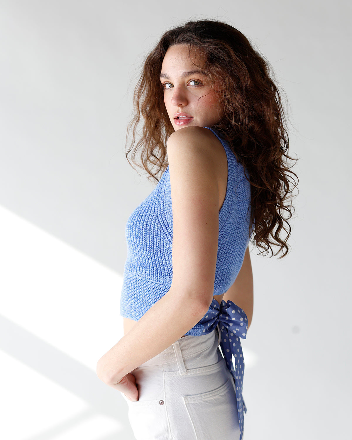 PEEK-A-DOT DARLING SWEATER