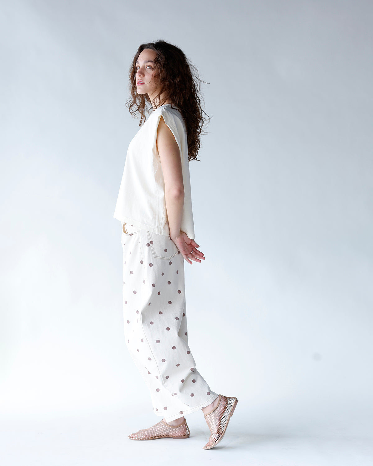 THREE LITTLE FISH MUSCLE TEE