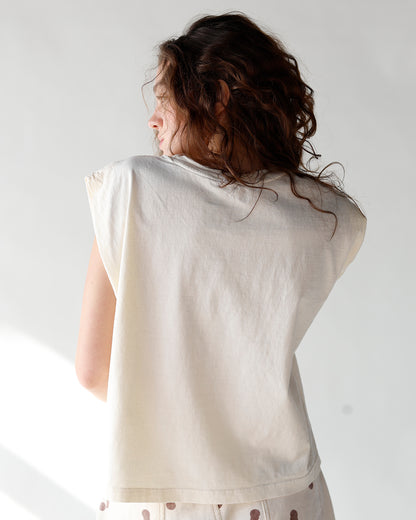 THREE LITTLE FISH MUSCLE TEE