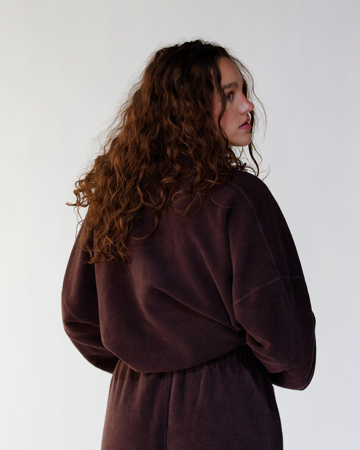 BOYS LIE BFFAE HALF ZIP A1 CREWNECK