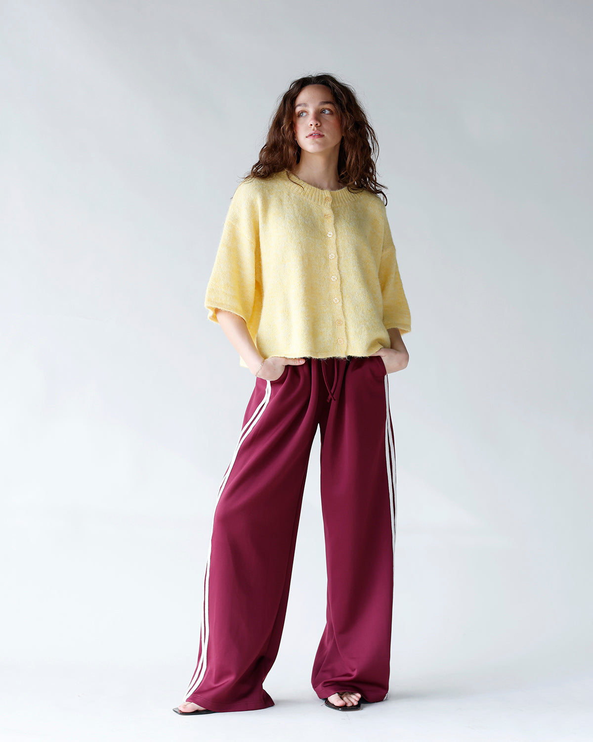 yellow short sleeve cardigan women's elbow length short sleeve yellow cardigan